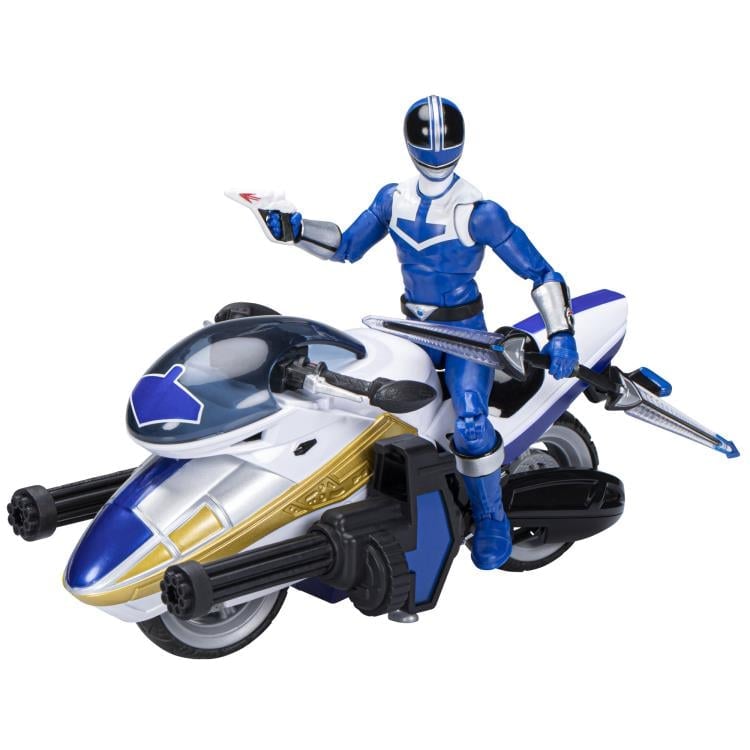 Hasbro Power Rangers Time Force Lightning Collection Deluxe Blue Ranger and Vector Cycle Set - View 16