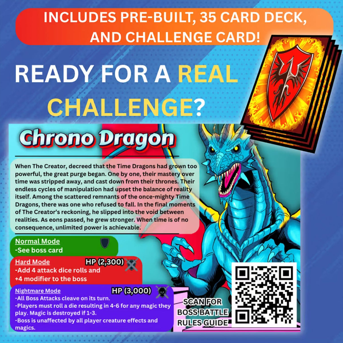 Ward Trading Card Company Ward Trading Card Game Chrono Dragon Boss Deck - View 6