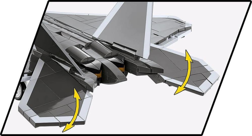 Cobi Armed Forces Lockheed F-22 Raptor 1/48 Scale Building Block Set - View 7