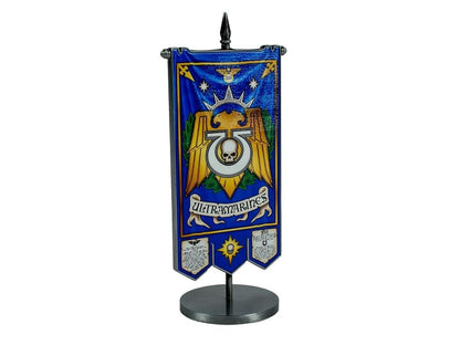 AAA Merchandise Warhammer 40,000 Ultramarines Metal Desktop Banner - View 2