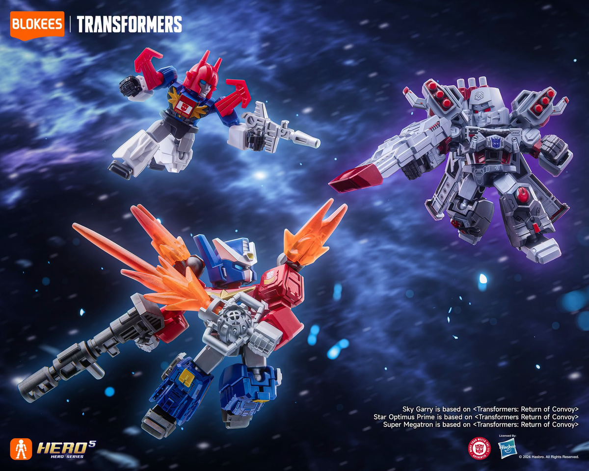 Blokees Transformers Defender Version Vol. 8 Battle Stars Box of 12 Plastic Model Kits - View 24