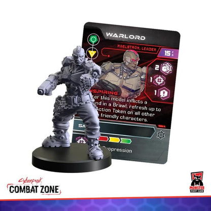 Monster Fight Club Cyberpunk Red Combat Zone Maelstrom Faction Starter Box Miniatures Set - View 4