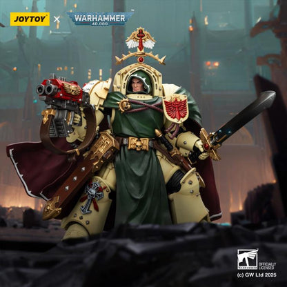 JoyToy Warhammer 40,000 Dark Angels Belial, Grand Master of the Deathwing with the Sword of Silence and Storm Bolter 1/18 Scale Action Figure - View 3