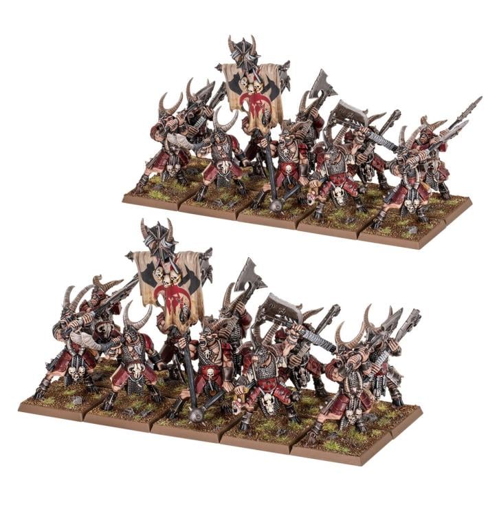 Games Workshop Warhammer The Old World Beastmen Brayherds Bestigor Herd Citadel Miniatures Set - View 3