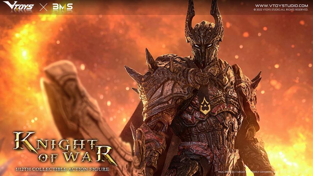VTOYS Knight of War 1/12 Scale Figure, 6.5-Inch Plastic Display Figure - View 11