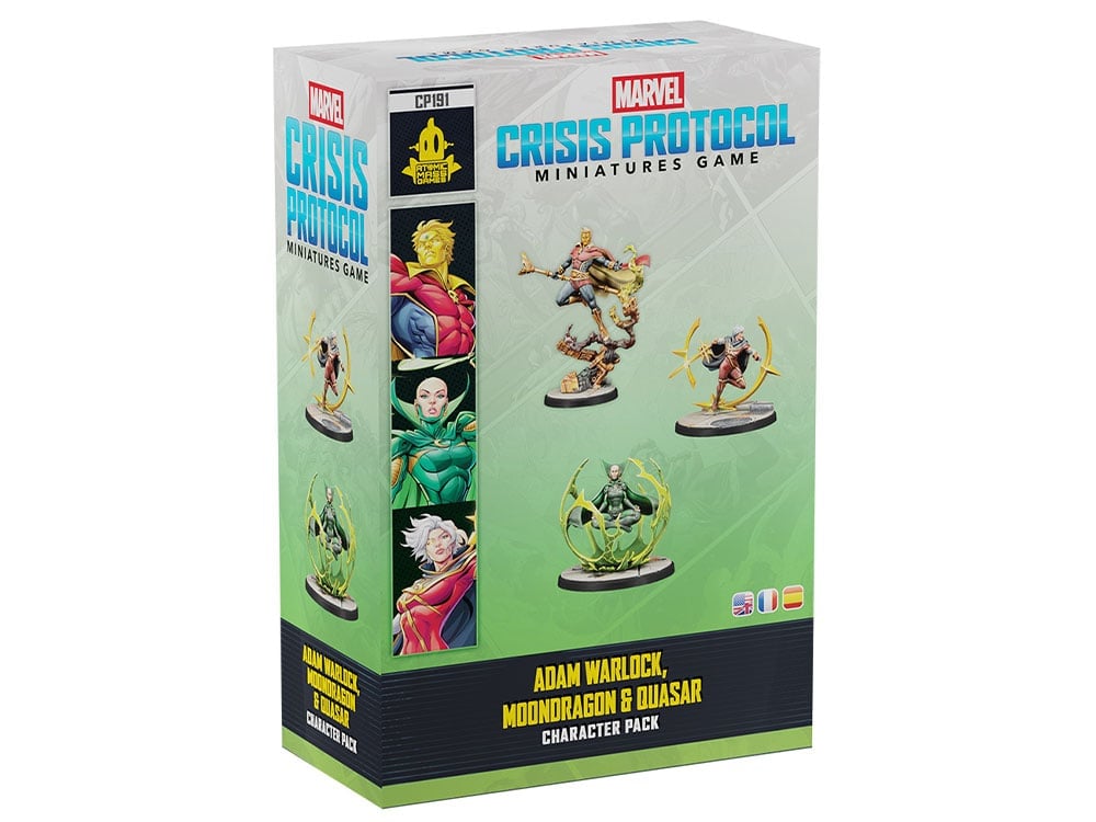 Atomic Mass Games Marvel: Crisis Protocol Adam Warlock, Moondragon & Quasar Character Pack Miniatures - View 2