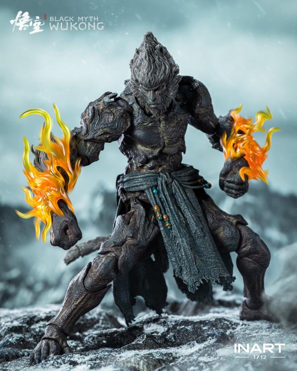 InArt Queen Studios Black Myth: Wukong Stone Monkey 1/12 Scale Action Figure - View 27