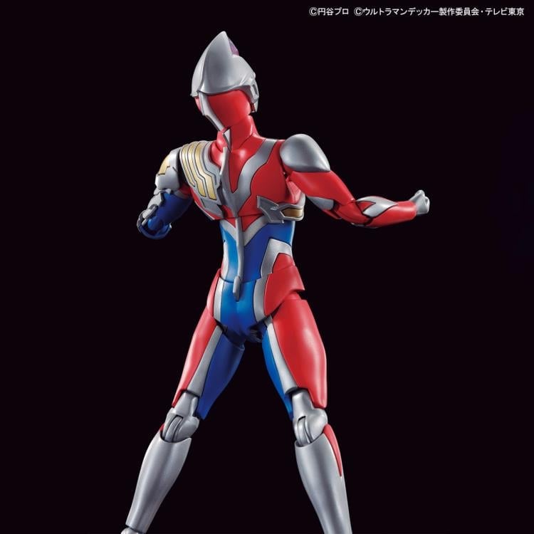 Bandai Figure-rise Standard Ultraman Decker (Flash Type Ver.) Plastic Model Kit - View 9