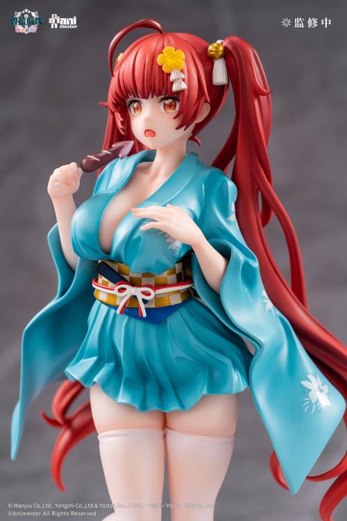 AniMester Azur Lane: Slow Ahead! Honolulu (Yukata Ver.) 1/7 Scale 9-Inch Figure - View 17