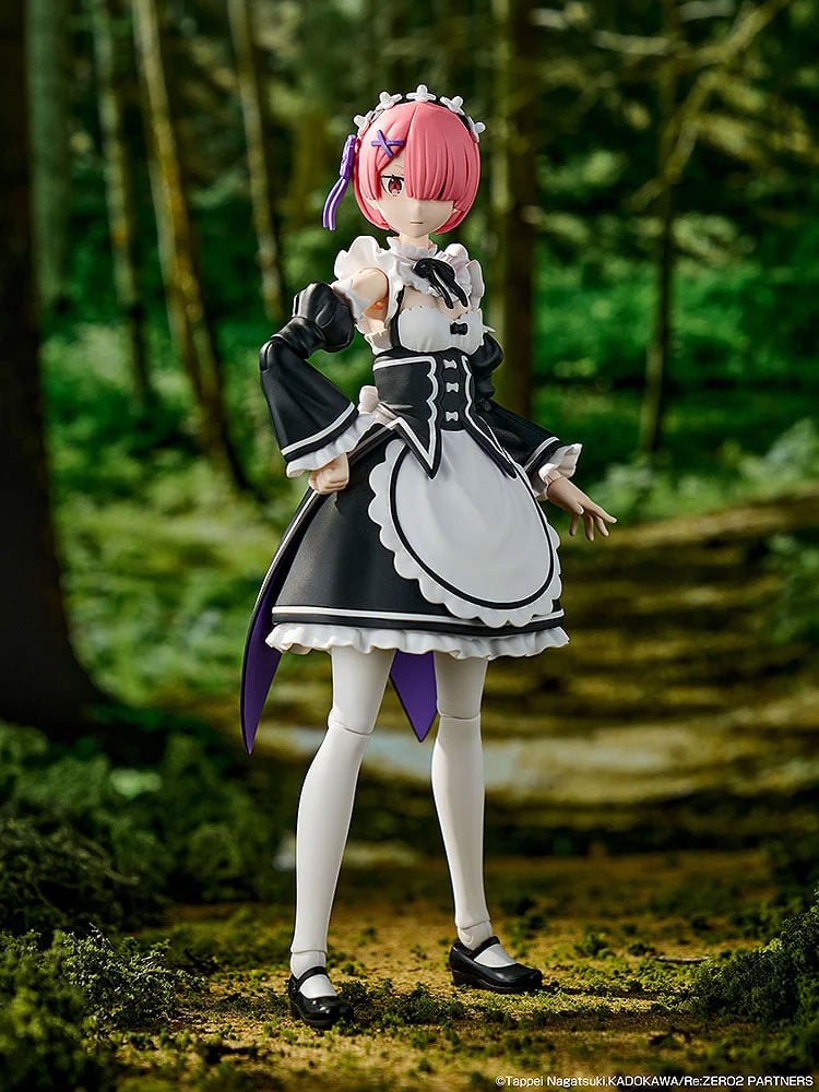 Kadokawa Re:Zero Starting Life in Another World Kadokawa Plastic Model Series Ram Model Kit, 6.2-Inch - View 3