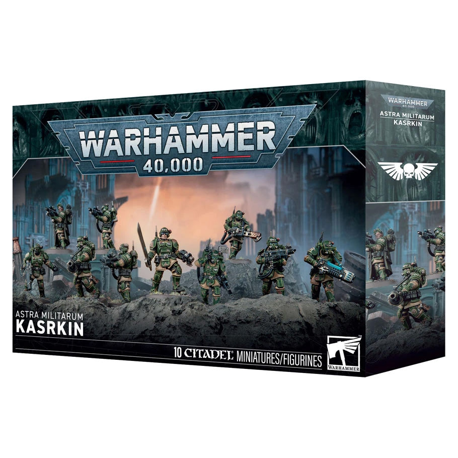 Games Workshop Warhammer 40,000 Astra Militarum Kasrkin Citadel Plastic Miniature Set - View 3