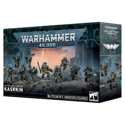 Games Workshop Warhammer 40,000 Astra Militarum Kasrkin Citadel Plastic Miniature Set - View 3