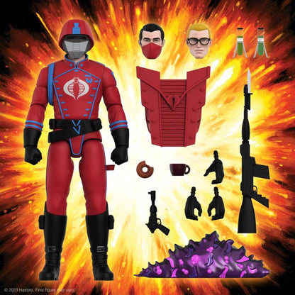 Super7 G.I. Joe Ultimates Cobra Crimson Guard Action Figure - View 3
