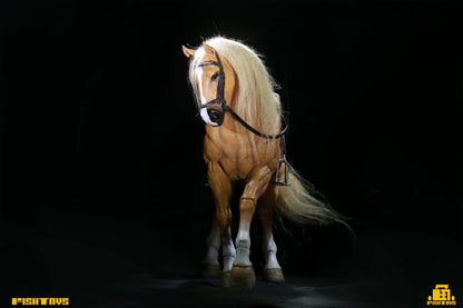Fish Toys D20studio Wilderness Series Horse Basic Yellow Ver. 1/12 Scale Action Figure - View 4