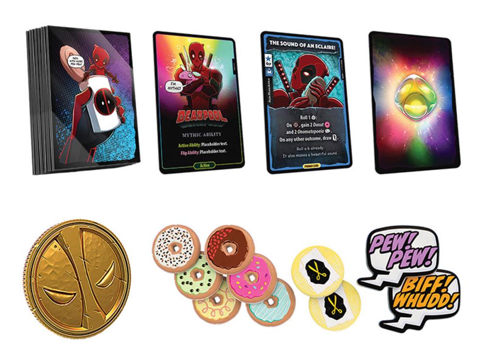 USAopoly Marvel Dice Throne X-Men Single Hero (Deadpool) Deluxe Expansion Box - View 5