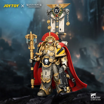 JoyToy Warhammer The Horus Heresy Iron Warriors Centurion with Heavy Power Maul and Combi-Melta 1/18 Scale Action Figure - View 3