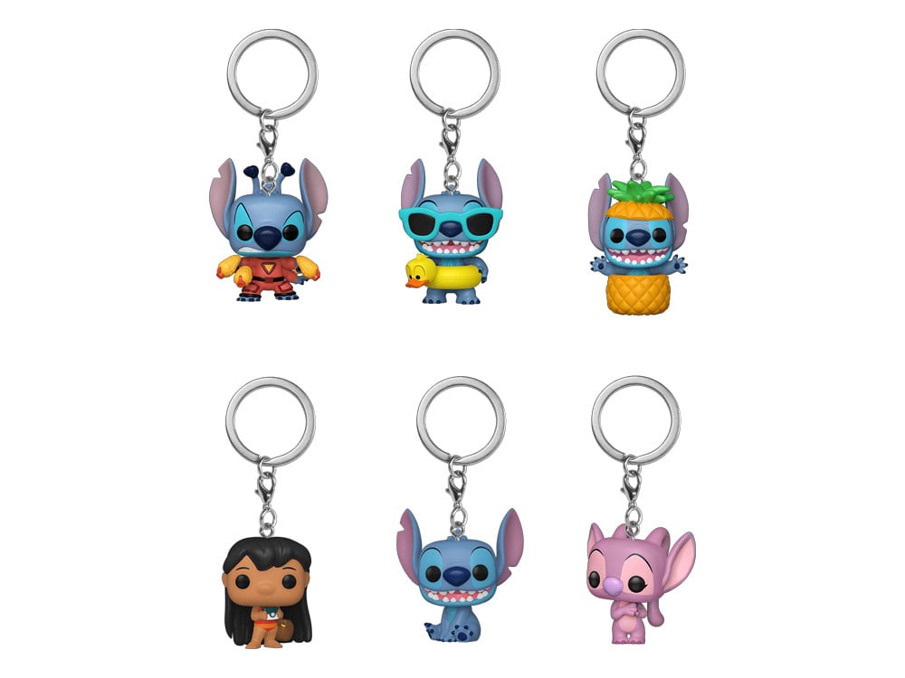 Funko Pocket Pop! Lilo & Stitch Box of 12 Random Vinyl Keychains - View 2