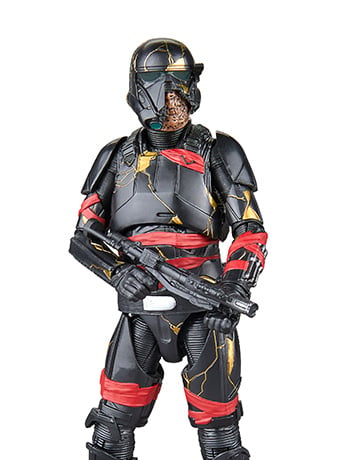 Hasbro Star Wars: The Black Series 6-Inch Night Trooper Ahsoka Plastic Action Figure