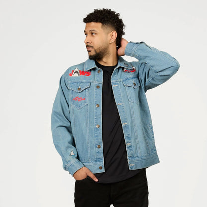 Cakeworthy Jaws Denim Jacket Apparel Featuring Jaws Design - View 6
