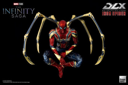 threezero Marvel Avengers: The Infinity Saga DLX Iron Spider 1/12 Scale 6.5-Inch Action Figure - View 10