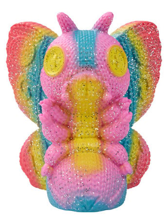 Alliance Entertainment Toho Handmade by Robots Mothra (Sofubi Spray Glitter) Vinyl Figure