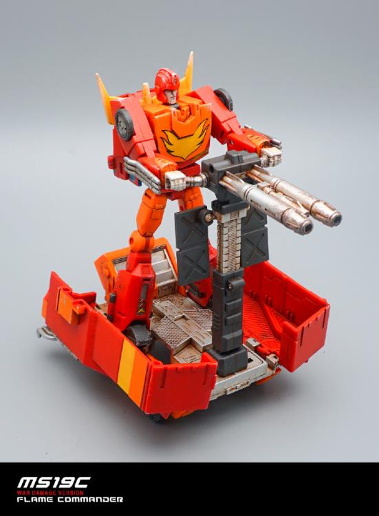 Mechanic Studio MS-19C Flame Commander (War Damage Ver.) Limited Edition 4.72-Inch Figure - View 5