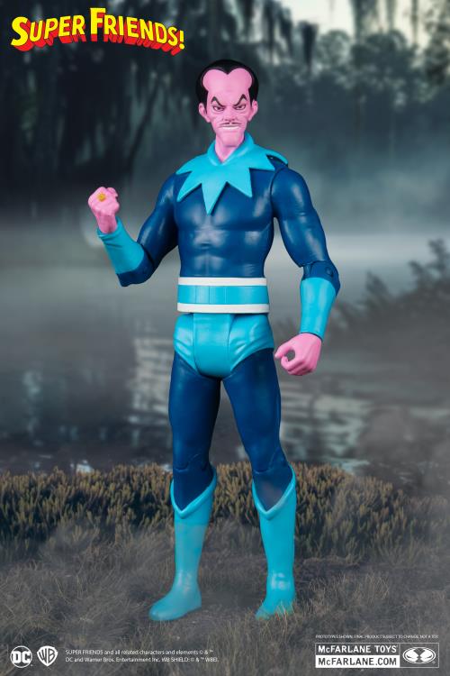 McFarlane Toys Super Friends DC Retro Sinestro Plastic Action Figure - View 4