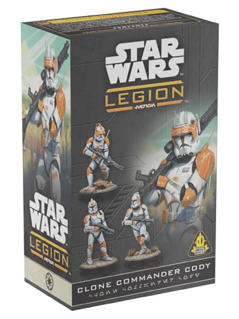Atomic Mass Games Star Wars: Legion Clone Commander Cody Character Expansion with Waxer and Boil