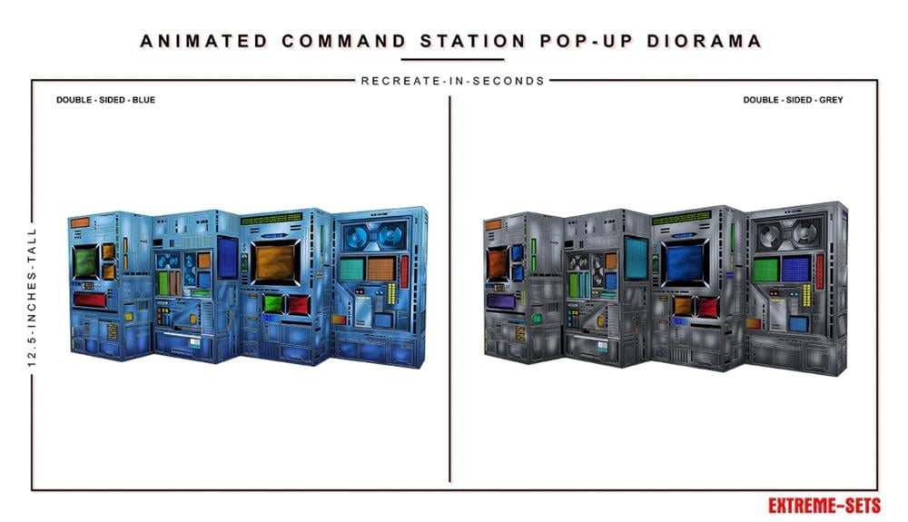 Extreme-Sets Animated Command Station 1/12 Scale Pop-Up Diorama from the Multiverse Collection - View 8