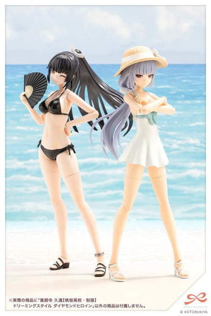 Kotobukiya Sousai Shoujo Teien Touou High School Uniform Kuon Yakushiji Dreaming Style Diamond Heroine Ver. 1/10 Kit - View 13