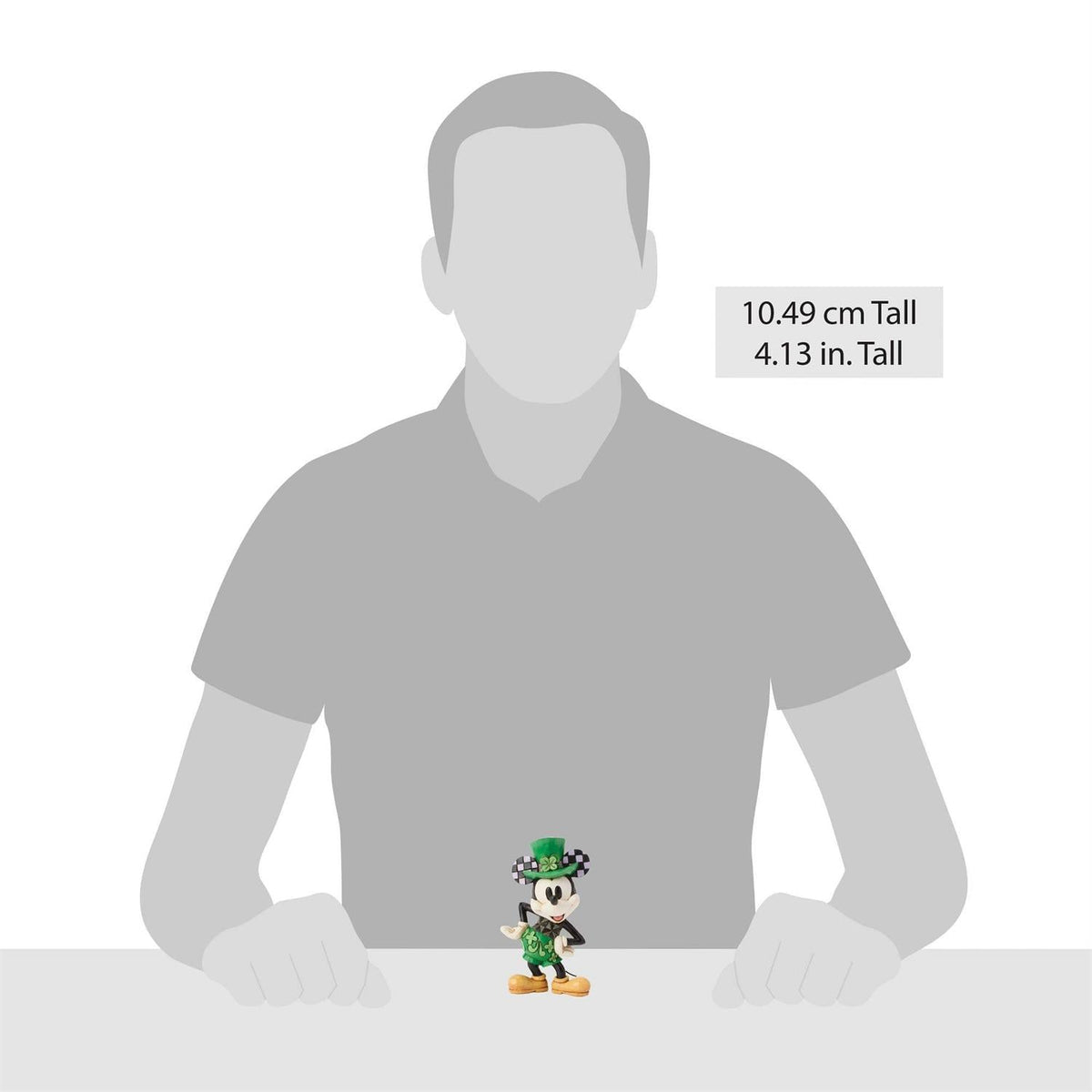 Enesco Disney Traditions Mickey St. Patricks Jim Shore 4-Inch Mini Figurine - View 8