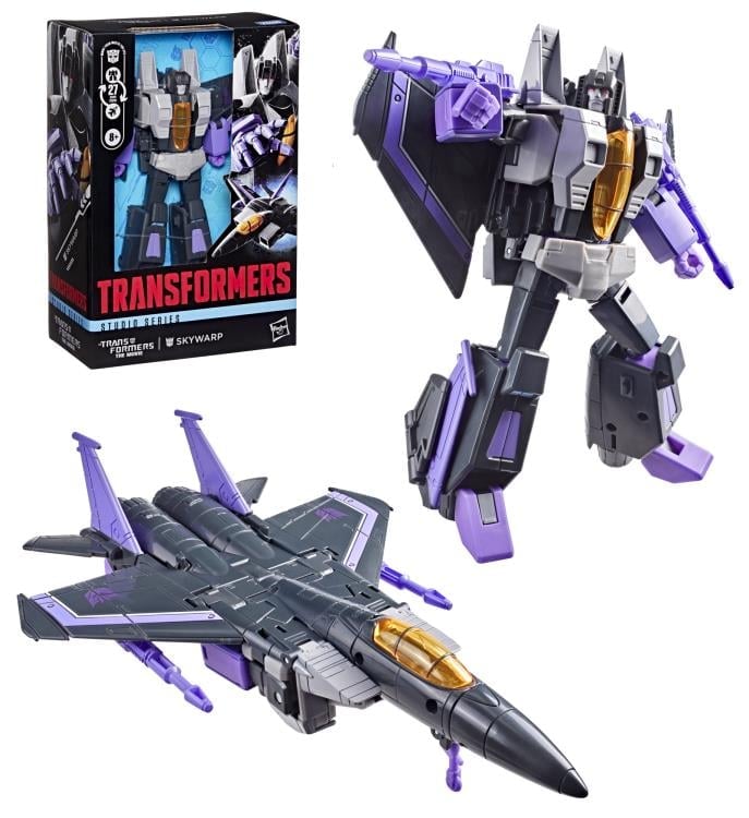 Hasbro The Transformers: The Movie Studio Series 86 Voyager Class Skywarp Plastic Action Figure - View 16