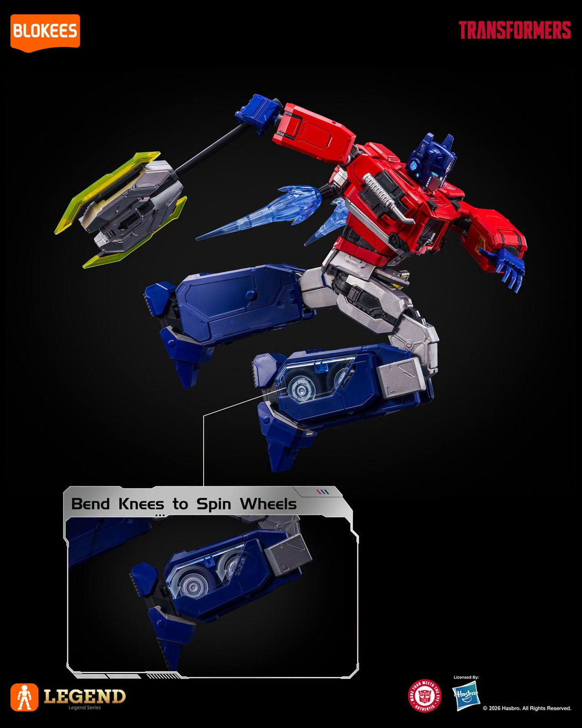 Blokees Transformers Action Edition 07 Optimus Prime (Ver.Evo) 7.9-Inch Model Kit - View 13