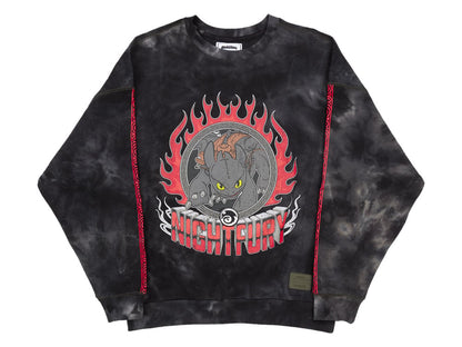 Loungefly How to Train Your Dragon Night Fury Toothless Crewneck Sweatshirt - View 2