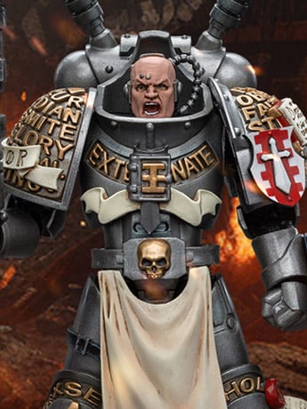 JoyToy Warhammer 40K Grey Knights Interceptor Squad Interceptor Justicar 1/18 Scale Action Figure