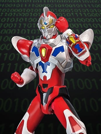 Evolution-Toy Gridman Universe HAF Gridman (Animation Style) Action Figure, 6.7-Inch