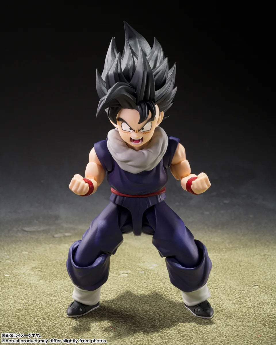 Bandai S.H.Figuarts Dragon Ball Z Gohan Z-Fighters Group Base Ver. A 4-Inch Action Figure (With Bonus) - View 4