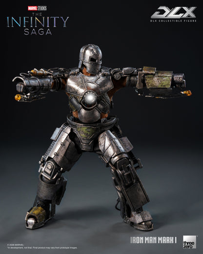 threezero Marvel Infinity Saga DLX Iron Man Mark 1 1/12 Scale 7-Inch Action Figure - View 10