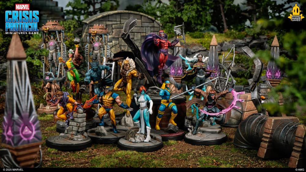 Atomic Mass Games Marvel: Crisis Protocol X-Men Starter Set Miniatures - View 3