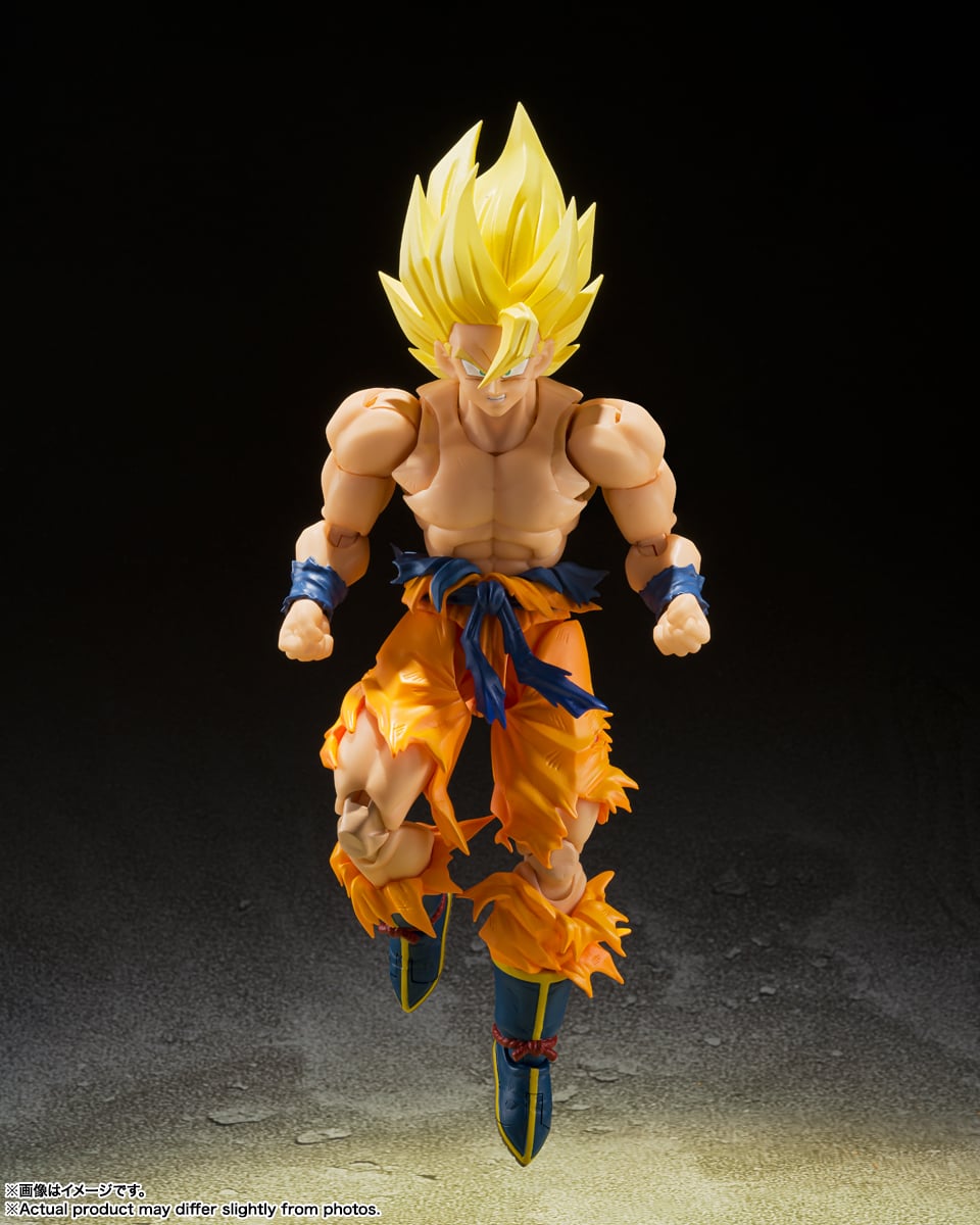 Bandai S.H.Figuarts Dragon Ball Z Super Saiyan Goku Legendary Super Saiyan 6-Inch Action Figure - View 6