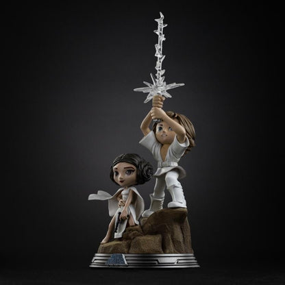 Iron Studios Star Wars A New Hope MiniCo Luke and Leia PVC Figure Set - View 5