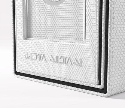 Gamegenic Star Wars: Unlimited Twin Suns White and Black Deck Pod in Hexafyber Material - View 5