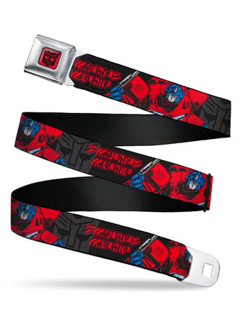 Buckle-Down Inc Transformers Optimus Prime Seatbelt Belt 1.5-Inch Wide