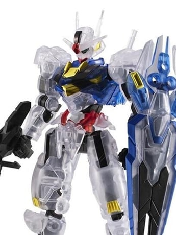 Bandai Mobile Suit Gundam: The Witch from Mercury G Frame FA XVX-016 Gundam Aerial (Clear Color Ver.) Action Figure