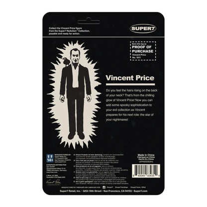Super7 Vincent Price ReAction Monster Glow 3.75-Inch Figure - View 9