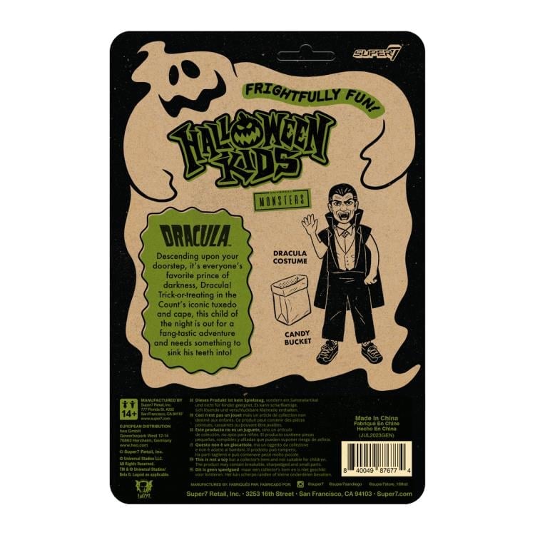 Super7 Universal Monsters Halloween Kids ReAction Dracula Boy Action Figure - View 6
