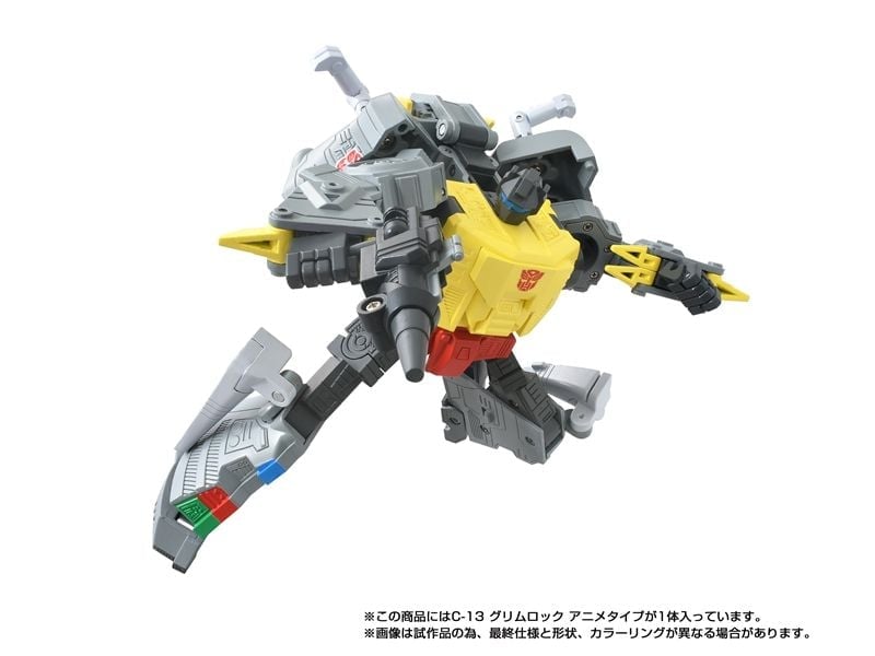 Takara Tomy Transformers Missing Link C-13 Grimlock (Anime Color Ver.) 5.7-Inch Action Figure - View 5