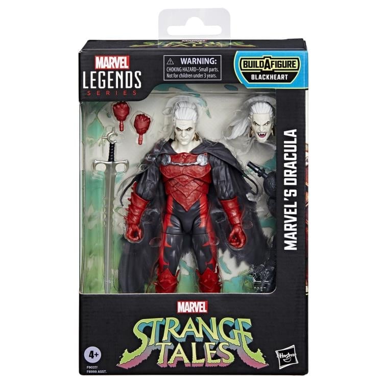 Hasbro Marvel Legends Strange Tales Marvel's Dracula Action Figure (Blackheart BAF) - View 10