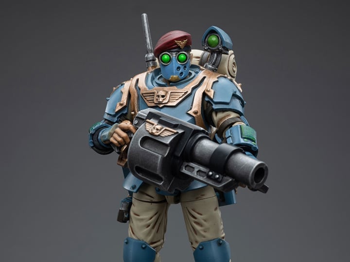 JoyToy Warhammer 40K Astra Militarum Tempestus Scions Command Squad 55th Kappic Eagles Grenadier 1/18 Scale Figure - View 2