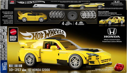 Hot Wheels Speed Series Mattel Brick Shop Custom '07 Honda S2000 1/32 Scale Building Set - View 9